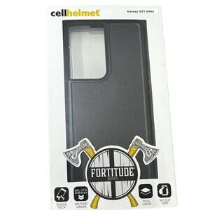 Cellhelmut  Fortitude Cell Phone Case Samsung Galaxy S21 Ultra Black